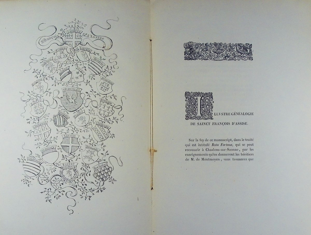 Cayon (jean) - Curious Genealogy Of Saint Francis Of Assisi. Cayon-liébault, 1863.-photo-3