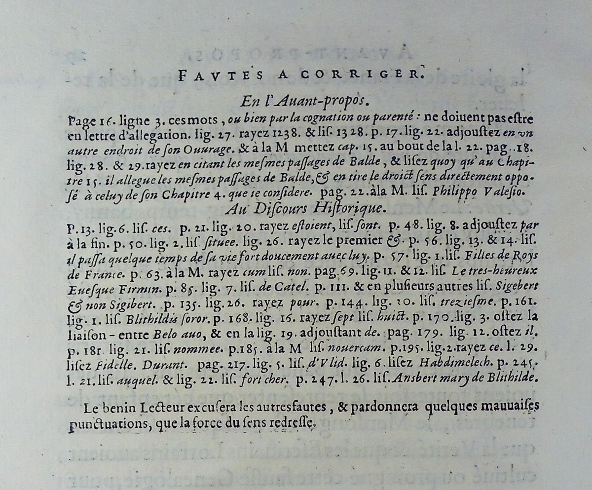 CHANTEREAU-LEFEBVRE - Discours historique, concernant le mariage d'Ansbert. 1647, reliure vélin-photo-6