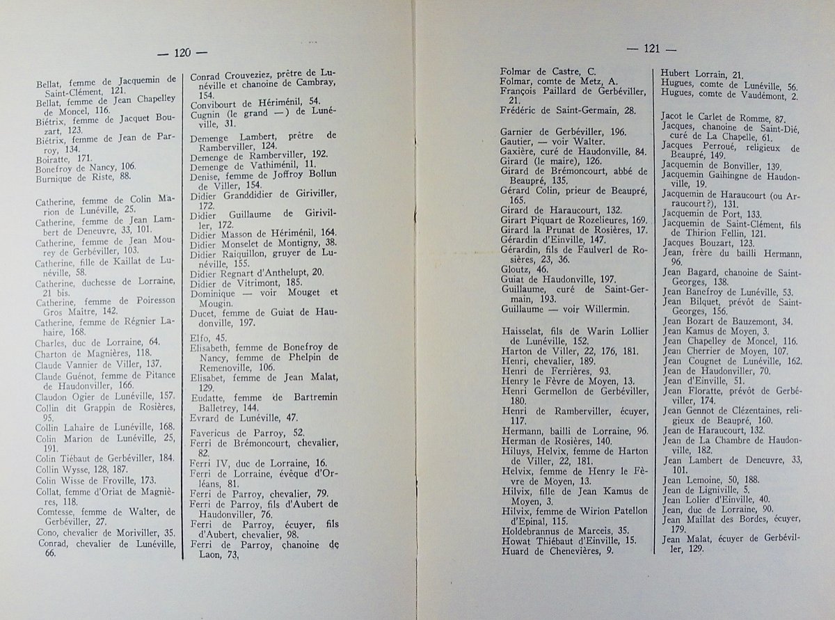CHOUX - Obituaire de l'Abbaye de Beaupré, ordre de Citeaux, diocèse de Toul. 1968, broché.-photo-6