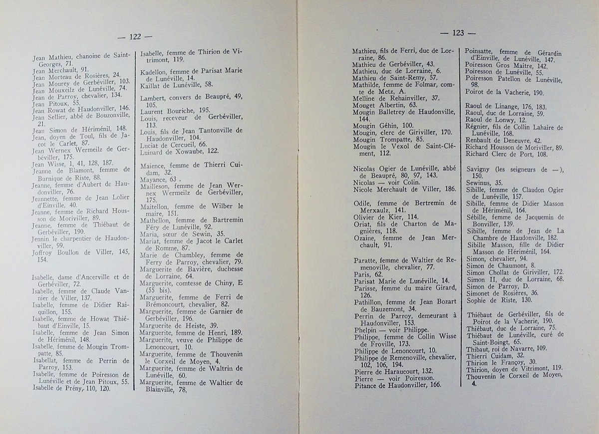 CHOUX - Obituaire de l'Abbaye de Beaupré, ordre de Citeaux, diocèse de Toul. 1968, broché.-photo-7