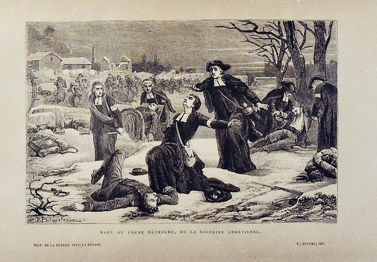 CHRISTIAN - Histoire de la guerre de la France avec la Prusse 1870-1871. Relié d'époque, 1882.-photo-5