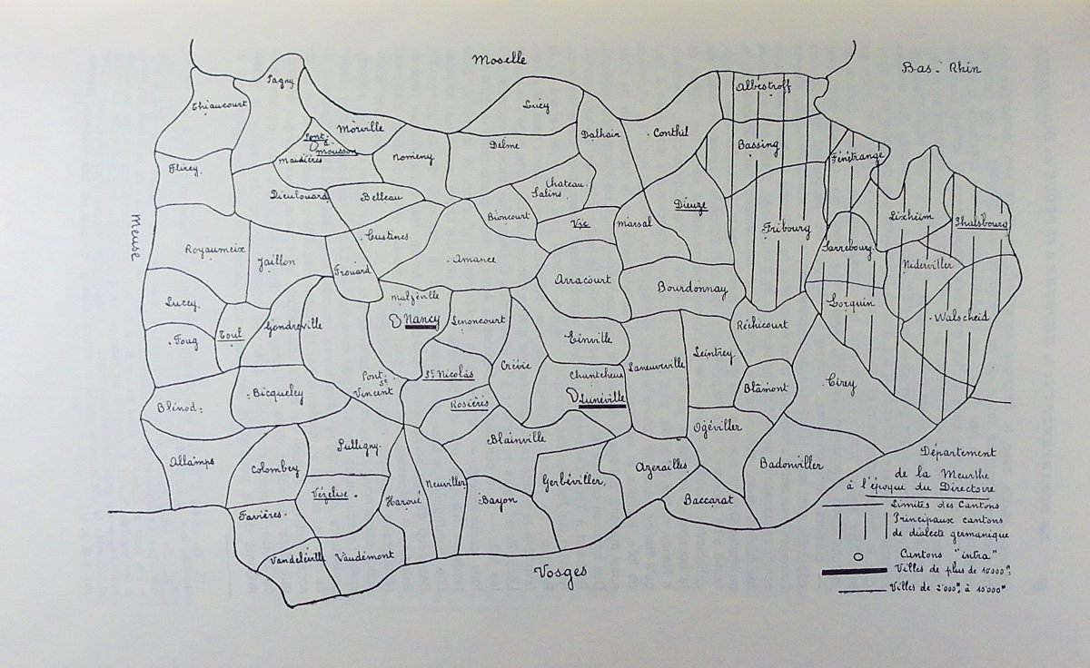 CLEMENDOT (P.) - Le département de la Meurthe à l'époque du Directoire. Fetzer, 1966.-photo-2