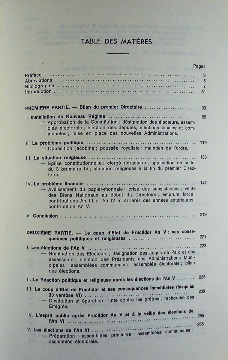 CLEMENDOT (P.) - Le département de la Meurthe à l'époque du Directoire. Fetzer, 1966.-photo-5