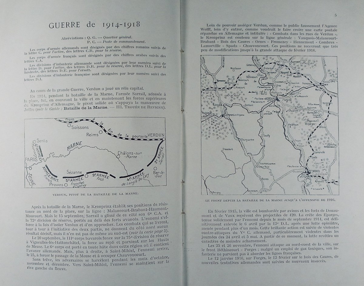 Michelin Illustrated Guide To The Battlefields (1914-1918): The Battle Of Verdun (1914-1918).-photo-4