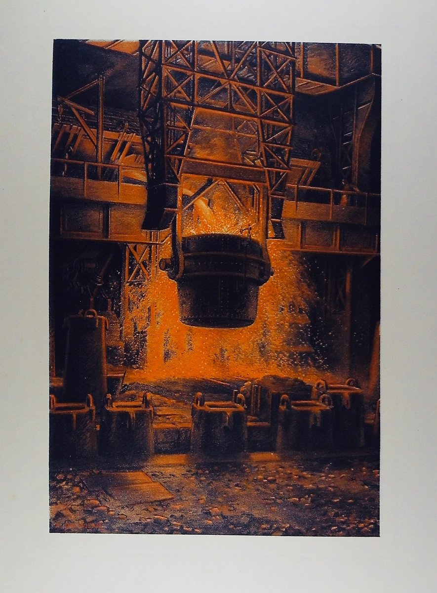 Longwy Steelworks 1880-1930. Mulhouse, Braun Et Cie, 1930, Paperback.-photo-4