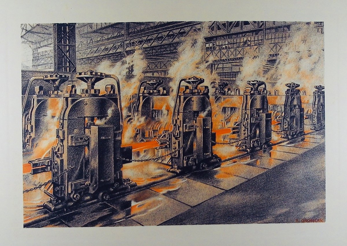 Longwy Steelworks 1880-1930. Mulhouse, Braun Et Cie, 1930, Paperback.-photo-6