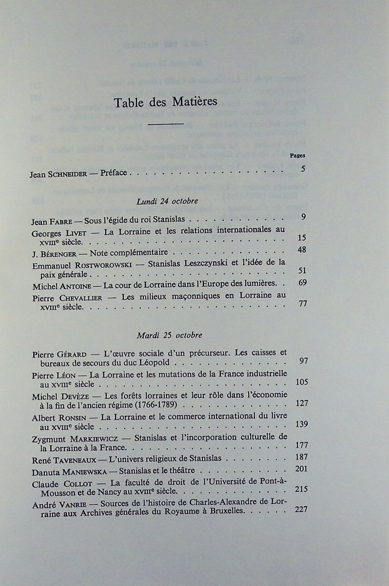 Lorraine In The Europe Of The Enlightenment. Proceedings Of The Nancy Conference In 1968, Paperback.-photo-4