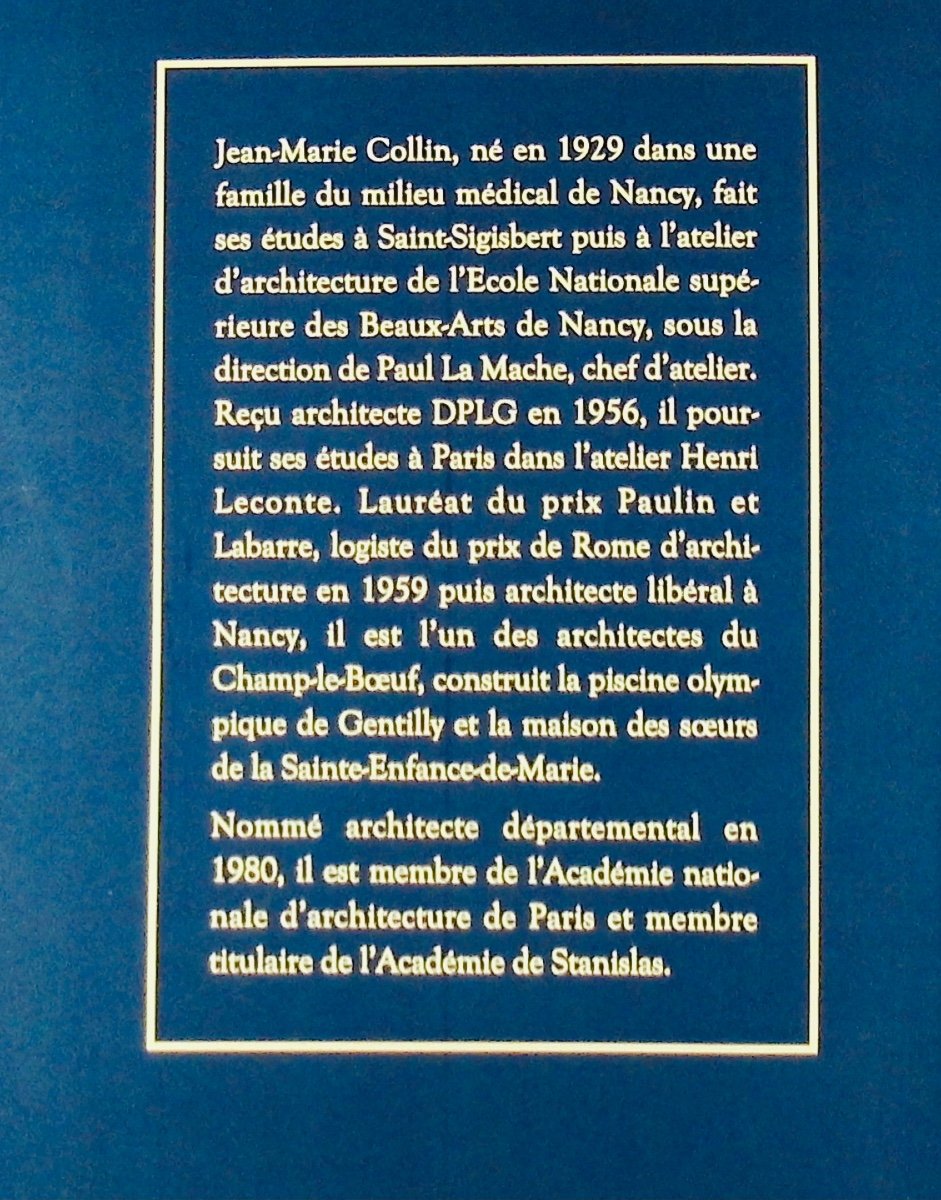 COLLIN (Jean-Marie) - Nancy avant le Révolution. Nancy, Chez l'auteur, 2003, broché.-photo-3