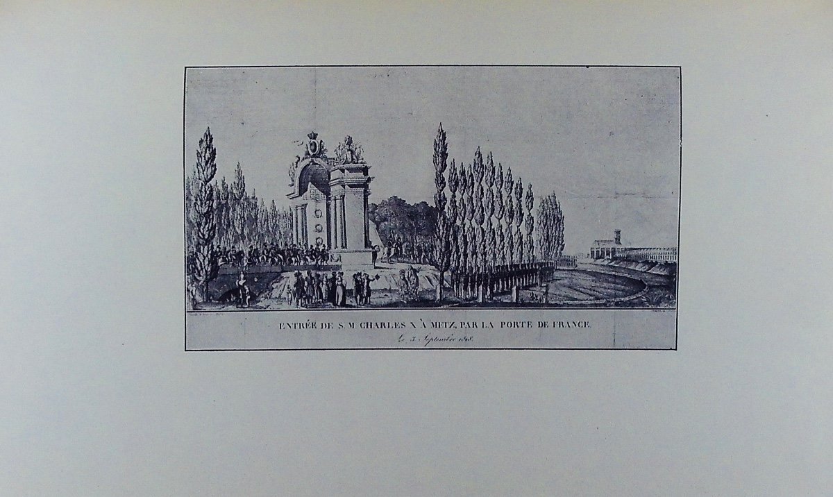 CONTAMINE (Henri) - Metz et la Moselle de 1814 à 1870. Nancy, 1932, 2 volumes.-photo-2