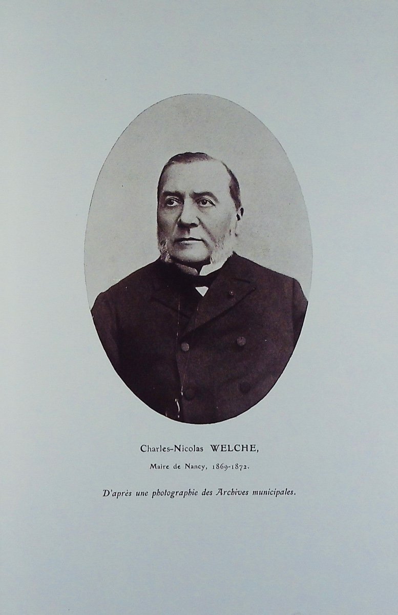 DENIS (Paul) - Les Municipalités de Nancy (1790-1910). A. Crépin-Leblond, Imprimeur, 1910.-photo-6