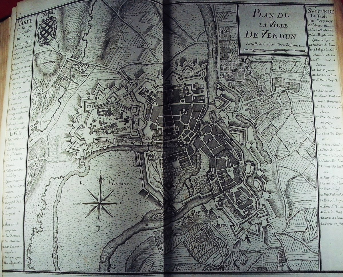 DOM CALMET (Augustin) - Histoire ecclésiastique et civile de Lorraine. 1728, 3 volumes d'époque-photo-1