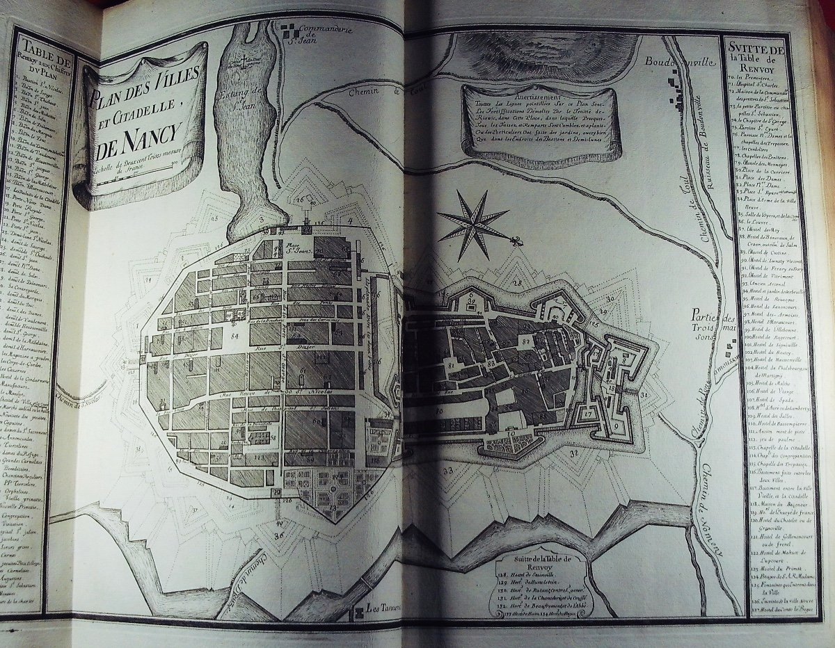 Dom Calmet (augustin) - Ecclesiastical And Civil History Of Lorraine. 1728, 3 Period Volumes-photo-2