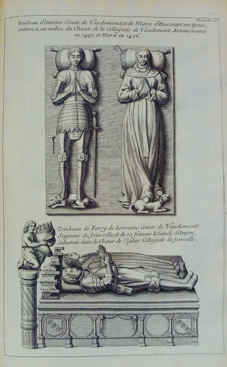 DOM CALMET (Augustin) - Histoire ecclésiastique et civile de Lorraine. 1728, 3 volumes d'époque-photo-7