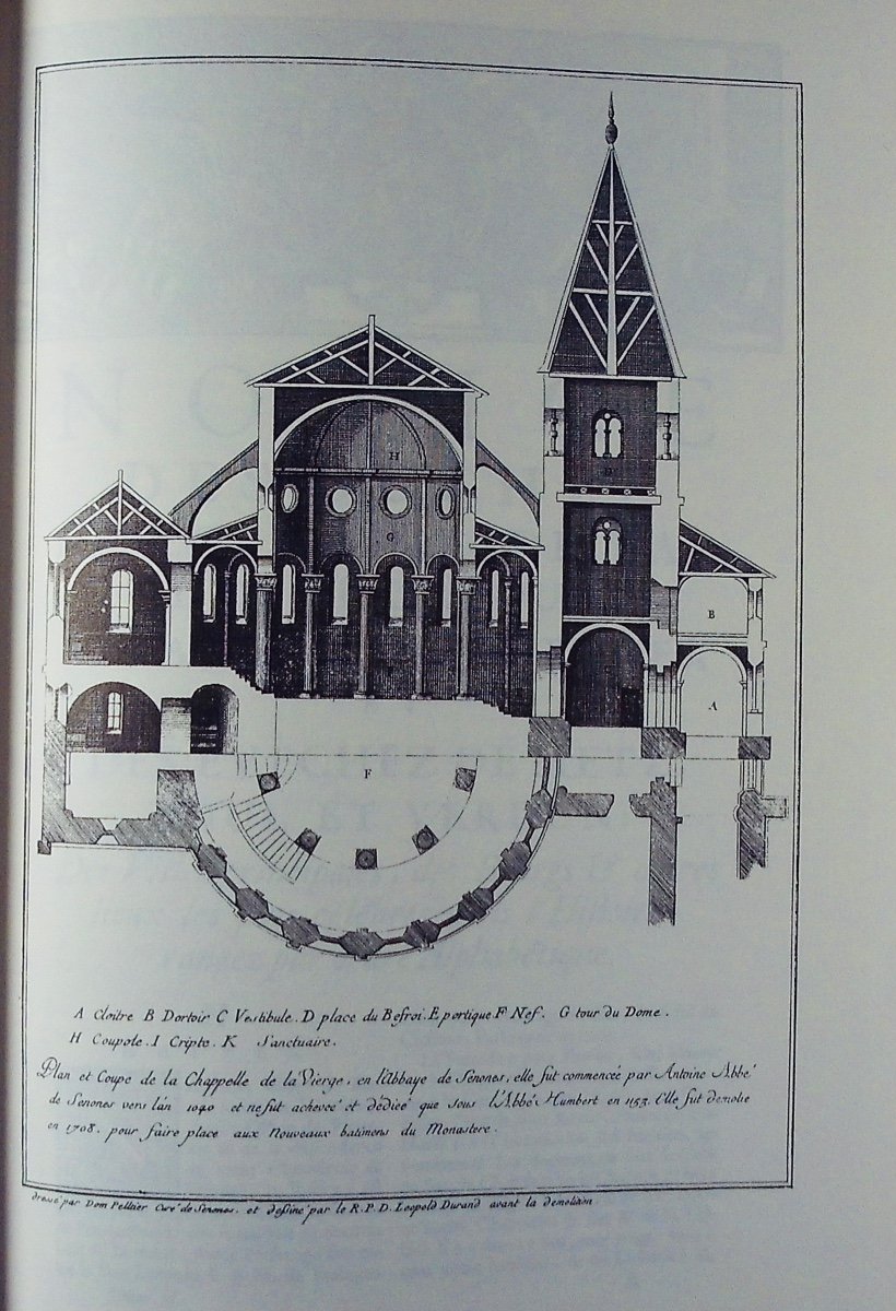 DOM CALMET (Augustin) - Notice de la Lorraine. Éditions du Palais Royal, 1973, reliure moderne.