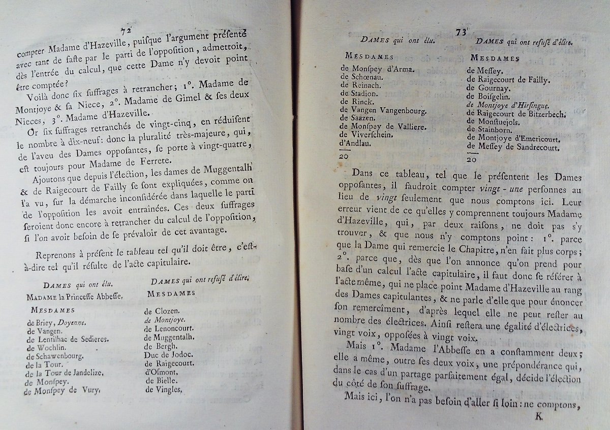 Mémoire à consulter et consultation pour le chapitre de Remiremont, Vosges. 1783, à restaurer.-photo-5