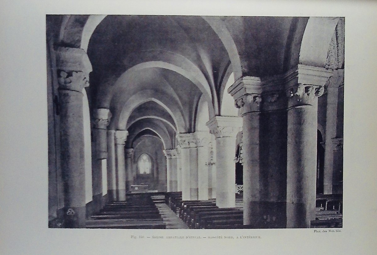 DURAND (Georges) - Églises romanes des Vosges. Paris, Édouard Champion, 1913, broché.-photo-4