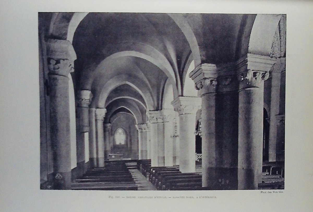 Durand (georges) - Romanesque Churches Of The Vosges. Paris, édouard Champion, 1913, Paperback.-photo-4