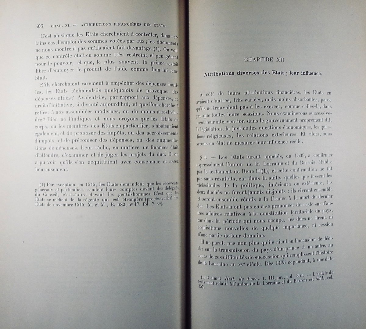 DUVERNOY - Les états généraux des duchés de Lorraine & de Bar jusqu'à Charles III. 1904, relié.-photo-8