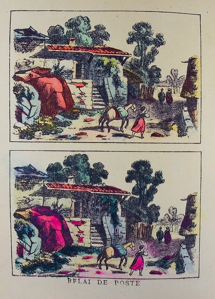 FAGONDE - Études de dessins et de peintures, n°3. Pont-à-Mousson, M. Vagné, vers 1840, broché.-photo-4