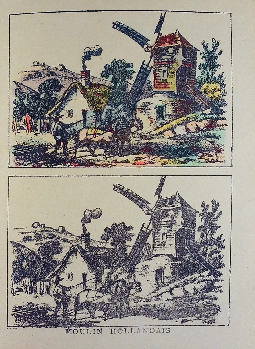 FAGONDE - Études de dessins et de peintures, n°3. Pont-à-Mousson, M. Vagné, vers 1840, broché.-photo-3