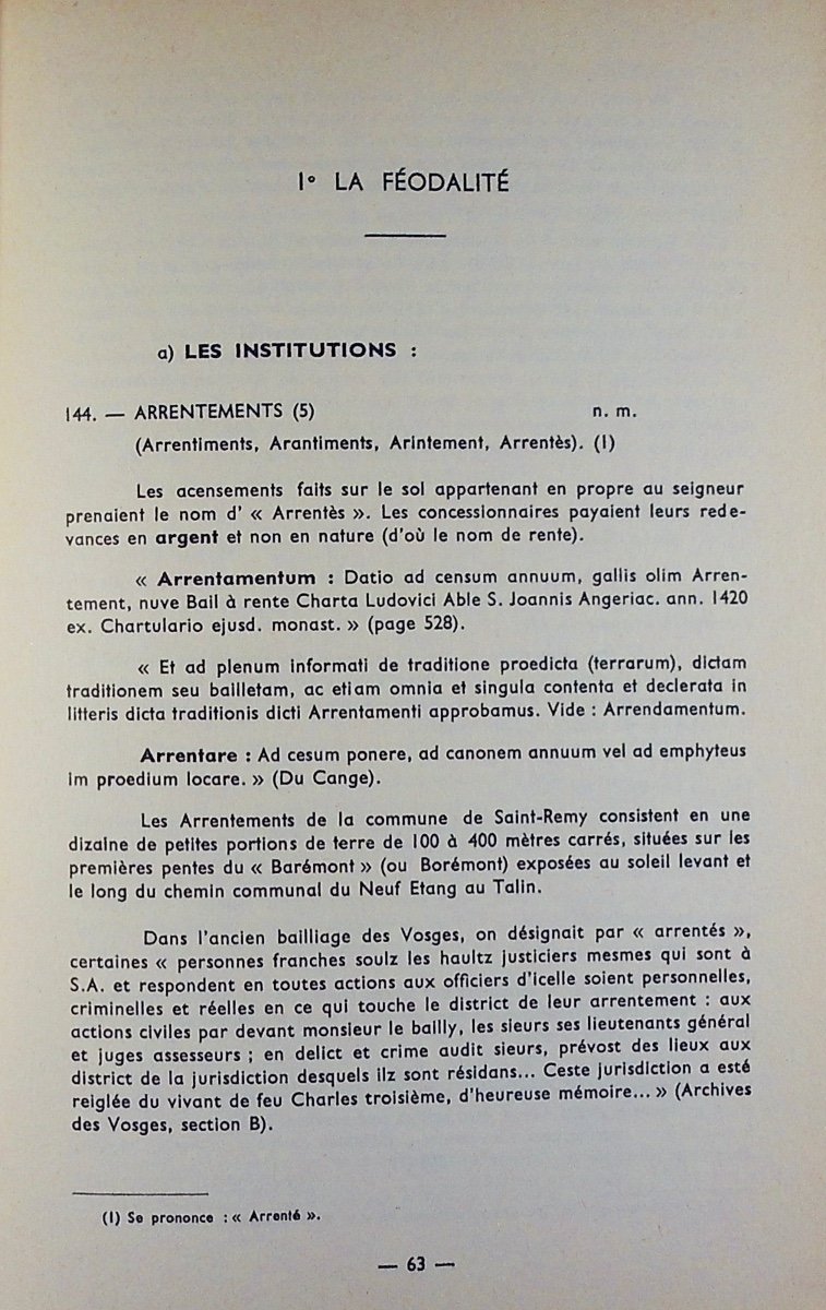 GEORGEL - Les Appellatifs Dans Les Cadastres De l'Arrondissement De Saint-dié (vosges). 1958.-photo-8