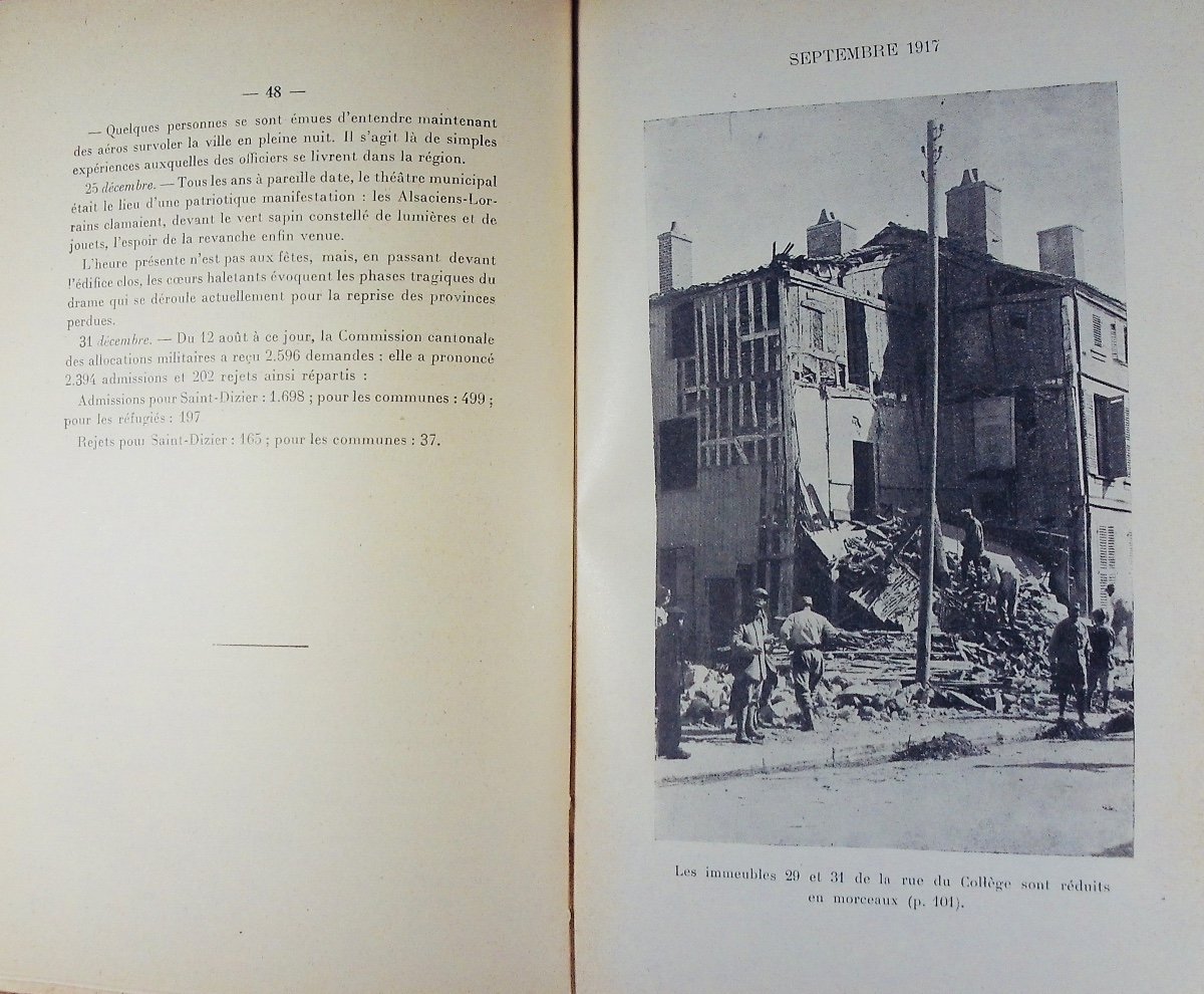 Gouthière (rené) - Saint-dizier During The 1914-1919 War. Around 1920, Paperback.-photo-4