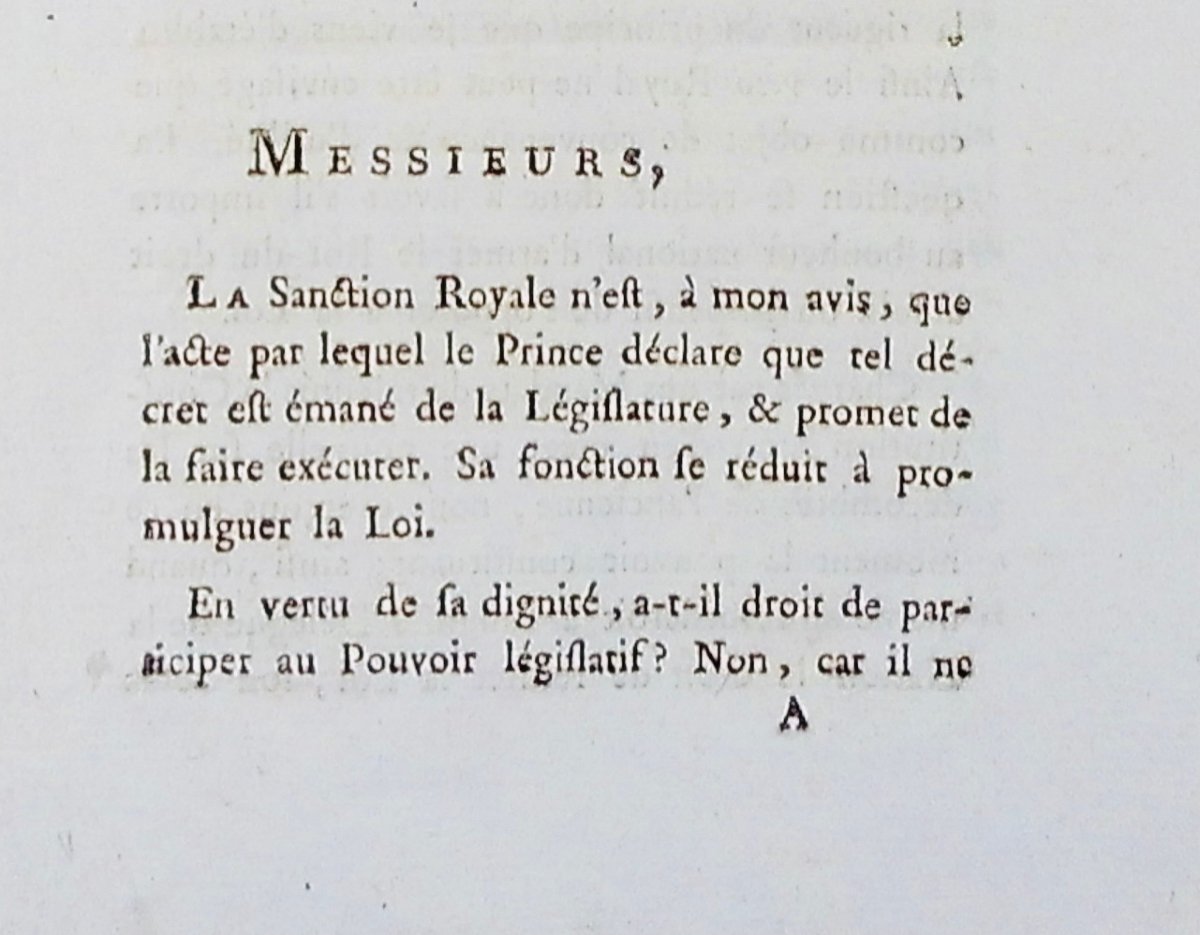 GRÉGOIRE (Henri) - Opinion de M. Grégoire curé d'Emberménil, député de Nanci. 1789, broché.-photo-3