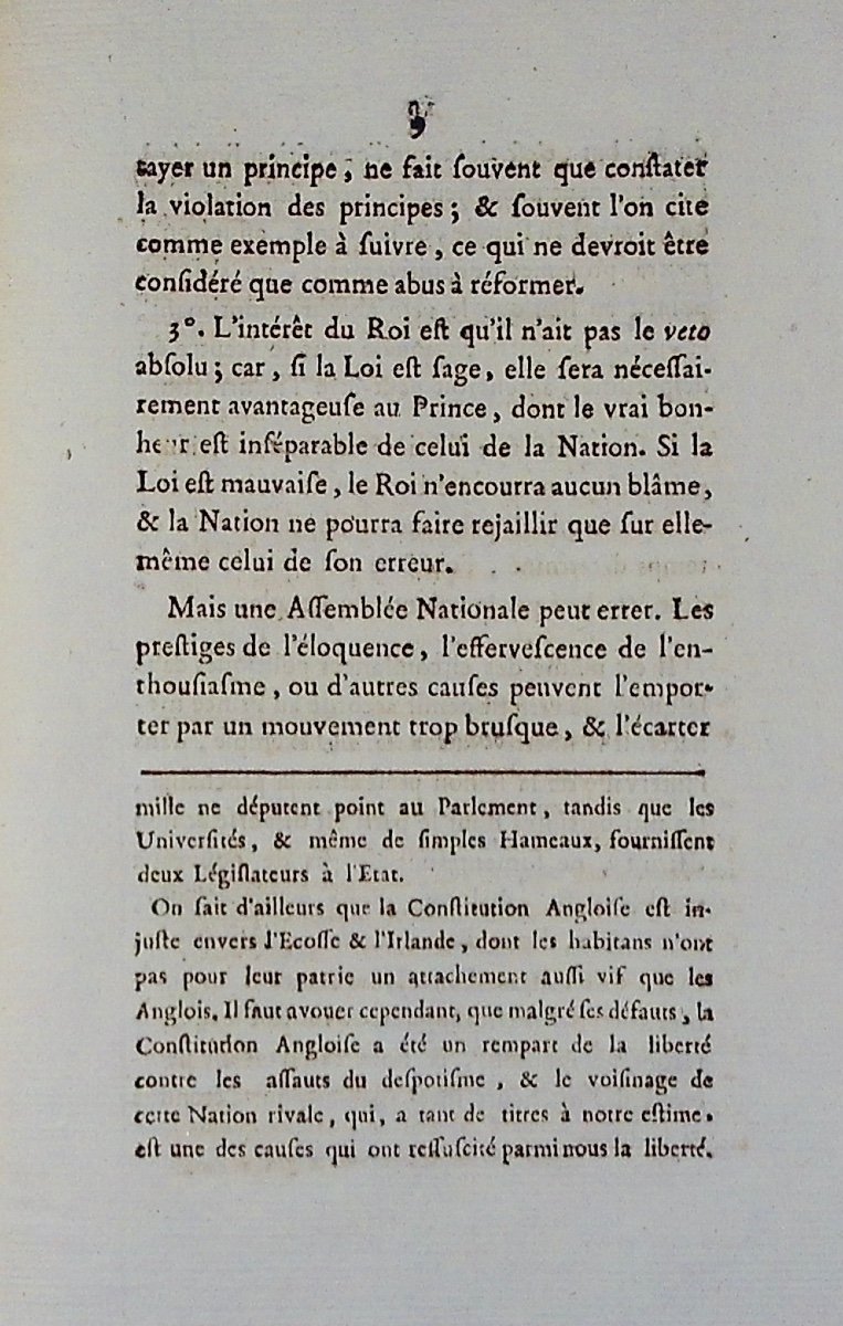 GRÉGOIRE (Henri) - Opinion de M. Grégoire curé d'Emberménil, député de Nanci. 1789, broché.-photo-7