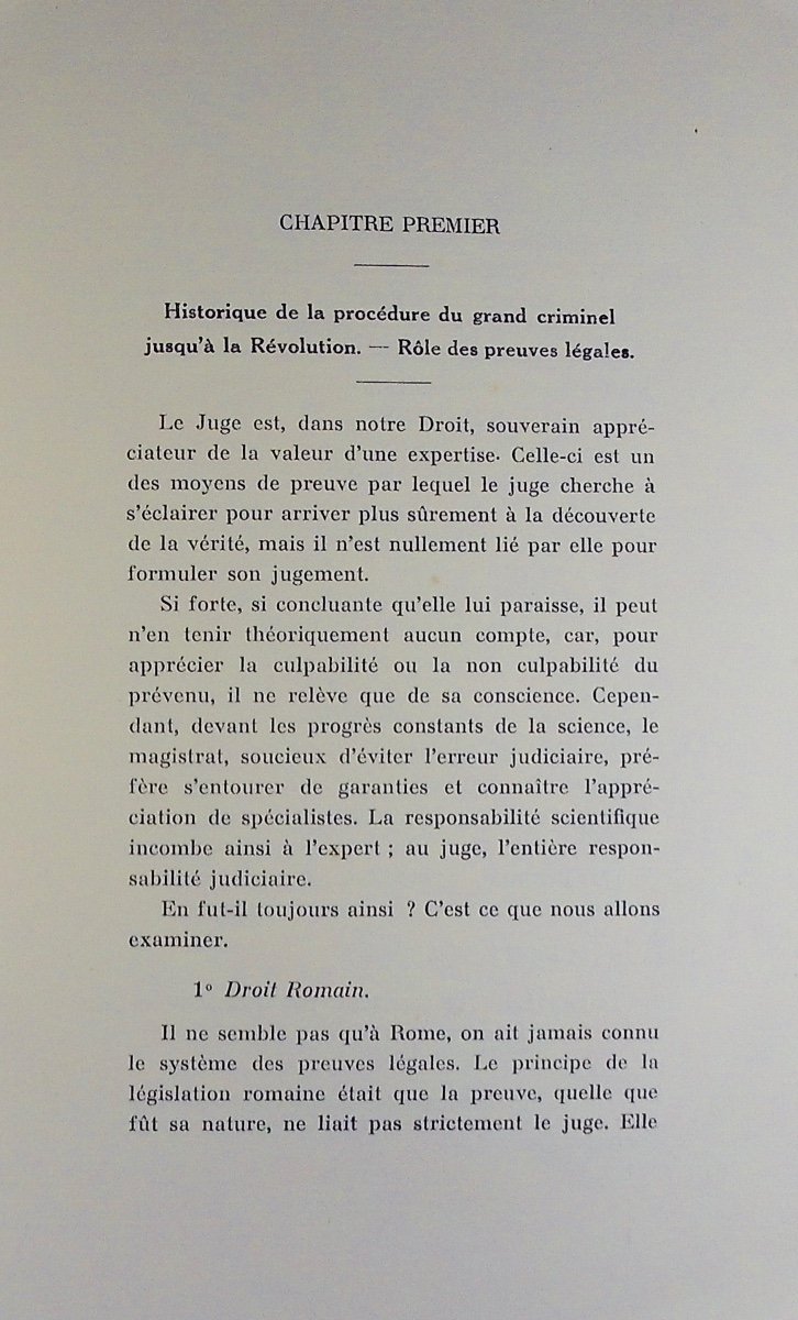 Guerin - Medicine And Justice From The 13th To The 18th Century In France In Lorraine. Around 1930.-photo-3