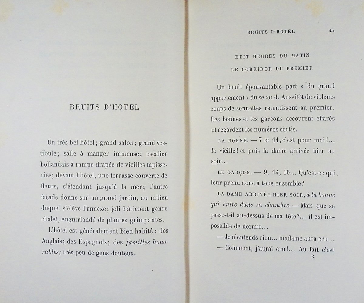 Gyp - The Happiest Of All. Calmann Lévy, 1886, Signed Binding In Full Purple Morocco.-photo-5
