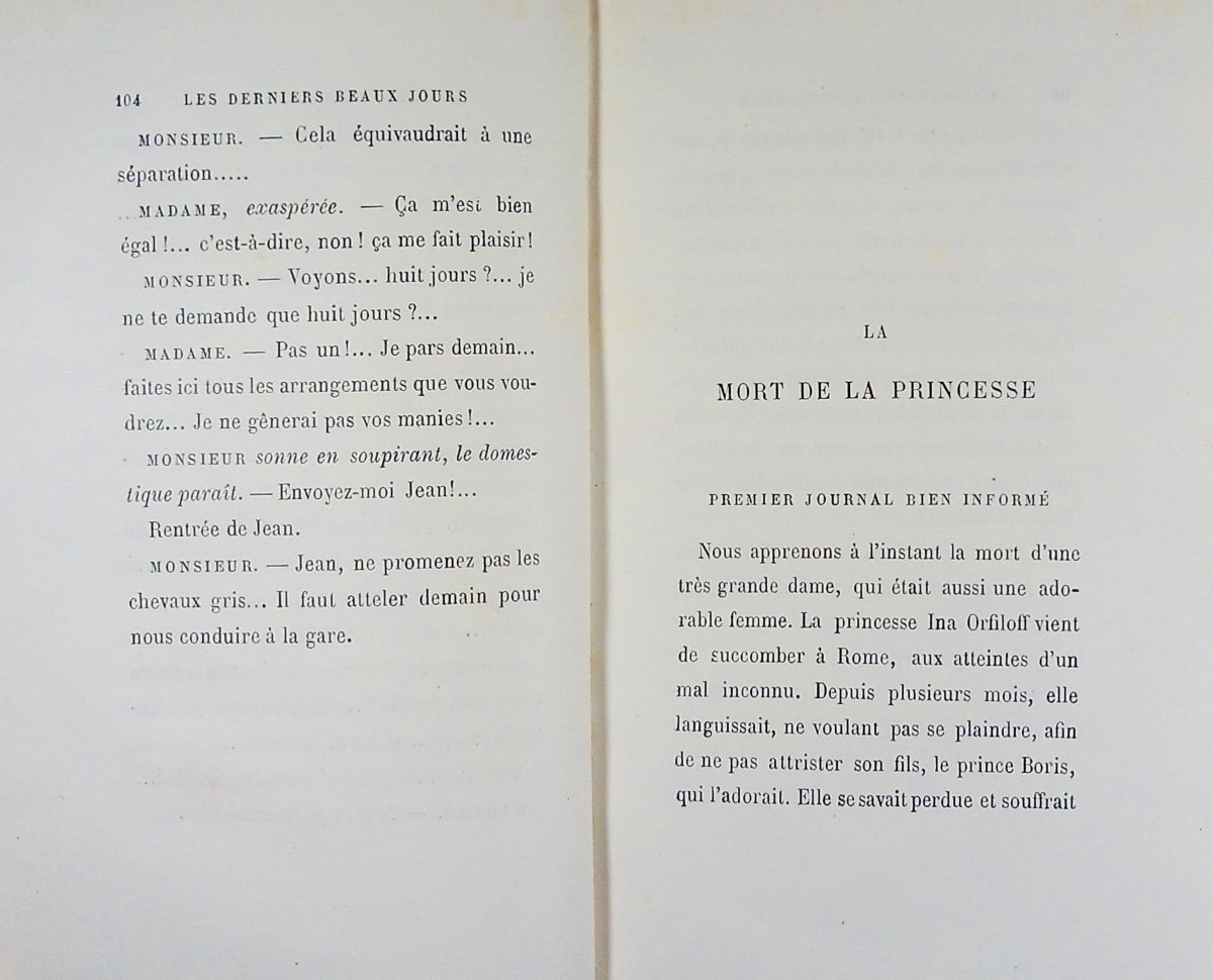 Gyp - The Happiest Of All. Calmann Lévy, 1886, Signed Binding In Full Purple Morocco.-photo-8
