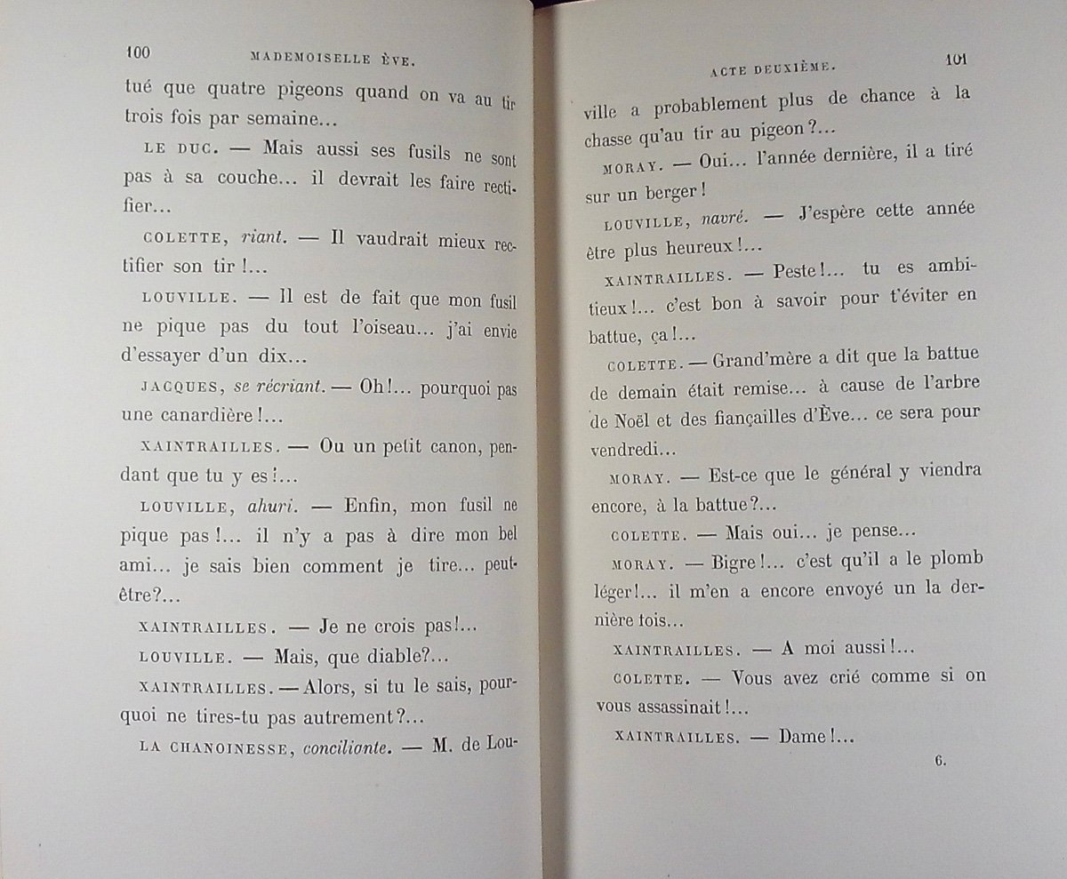 Gyp - Miss Eve. Calmann Lévy, 1888, Full Purple Morocco Binding Signed Bézard.-photo-5