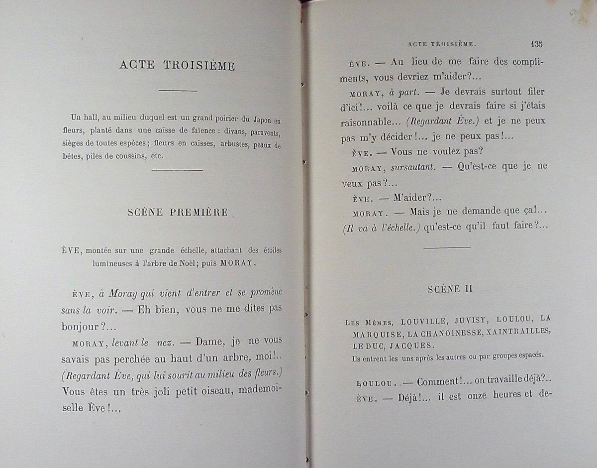 Gyp - Miss Eve. Calmann Lévy, 1888, Full Purple Morocco Binding Signed Bézard.-photo-6