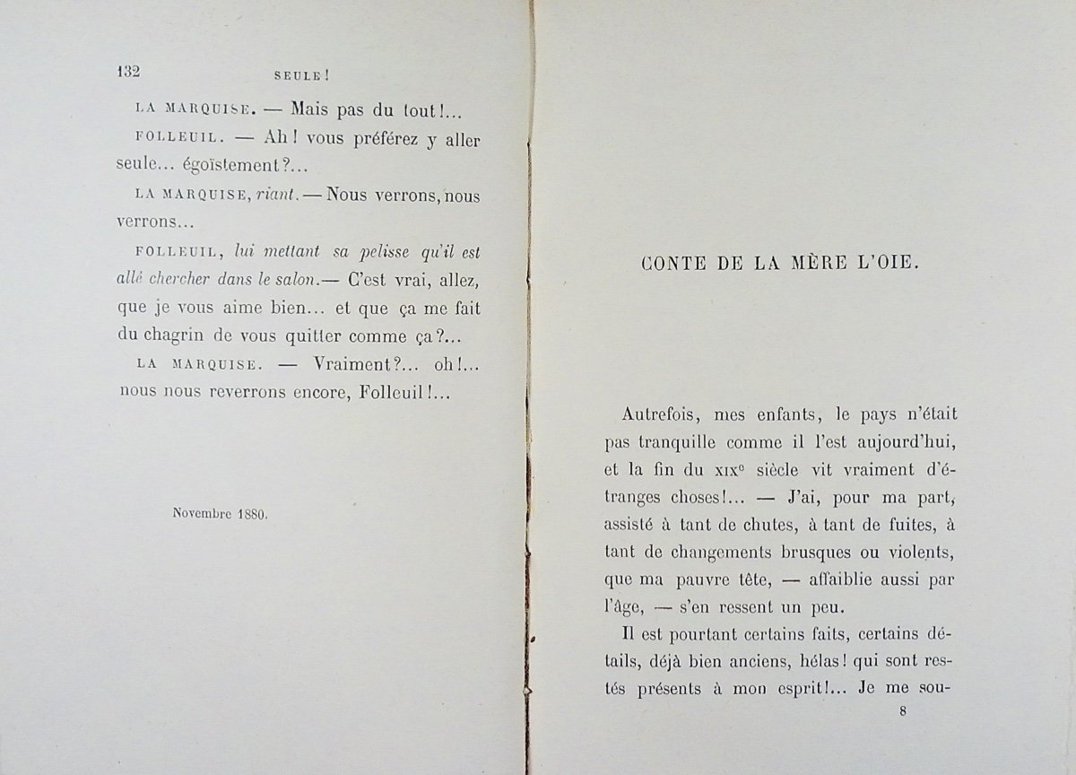 Gyp - The Education Of A Prince. Calmann Lévy, 1890, Full Purple Morocco Binding Signed Bézard.-photo-8