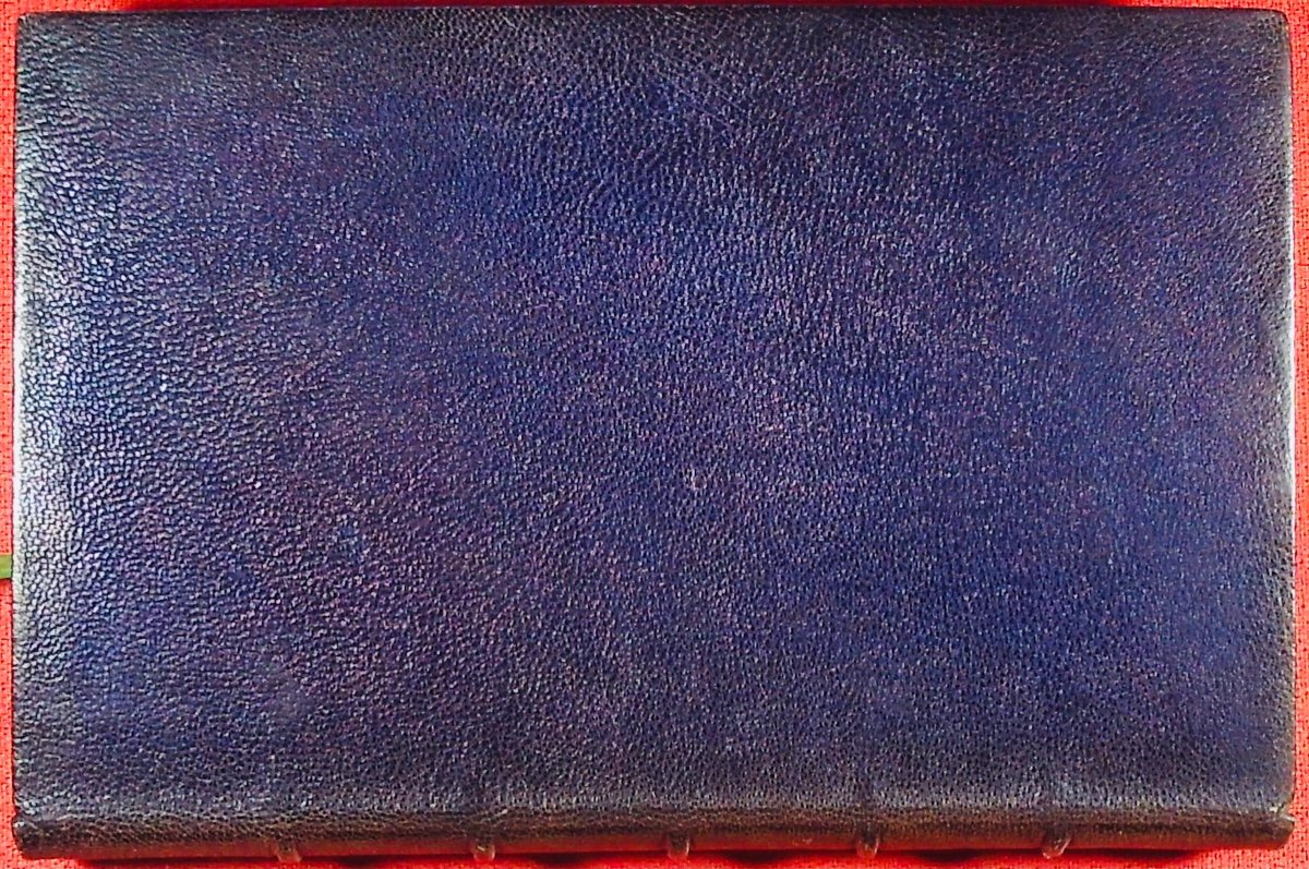 Gyp - From Top To Bottom. Charpentier, 1894, Full Purple Morocco Binding Signed Bézard.-photo-3