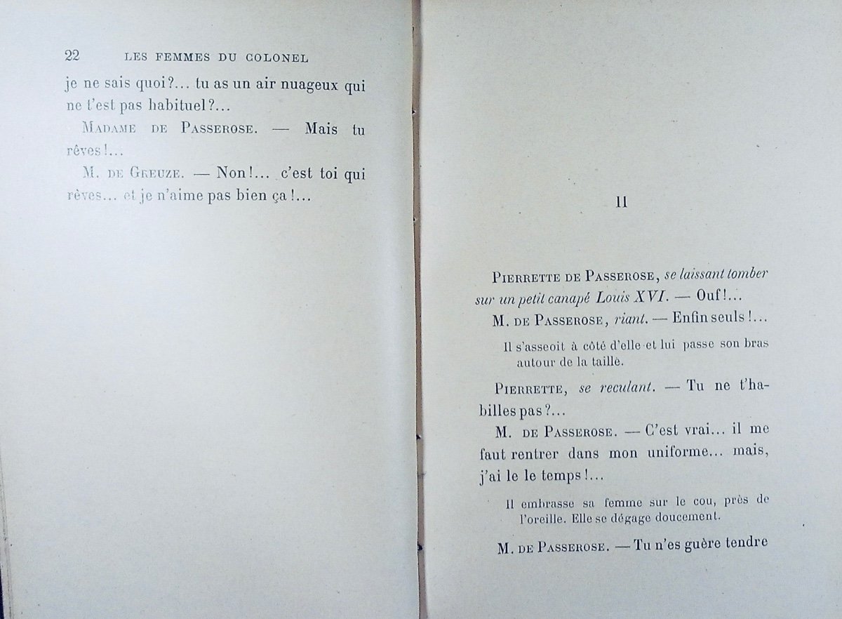 GYP - Lune de miel. Calmann Lévy, 1898, reliure plein maroquin violet signée Bézard.-photo-3