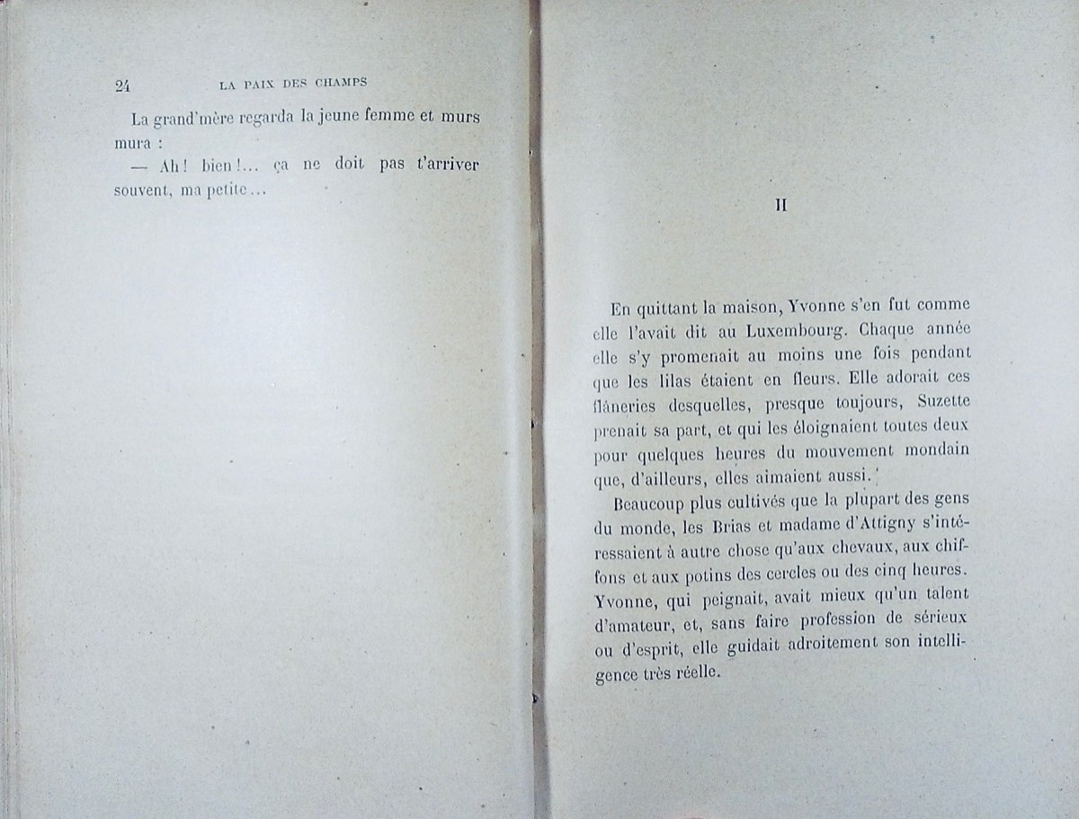 GYP - La Paix des champs. F. Juven, 1900, reliure plein maroquin violet signée Bézard.-photo-4