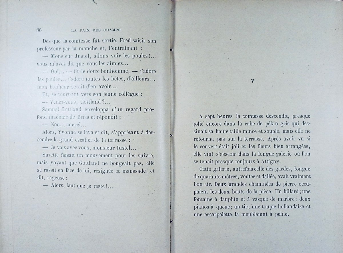 GYP - La Paix des champs. F. Juven, 1900, reliure plein maroquin violet signée Bézard.-photo-1