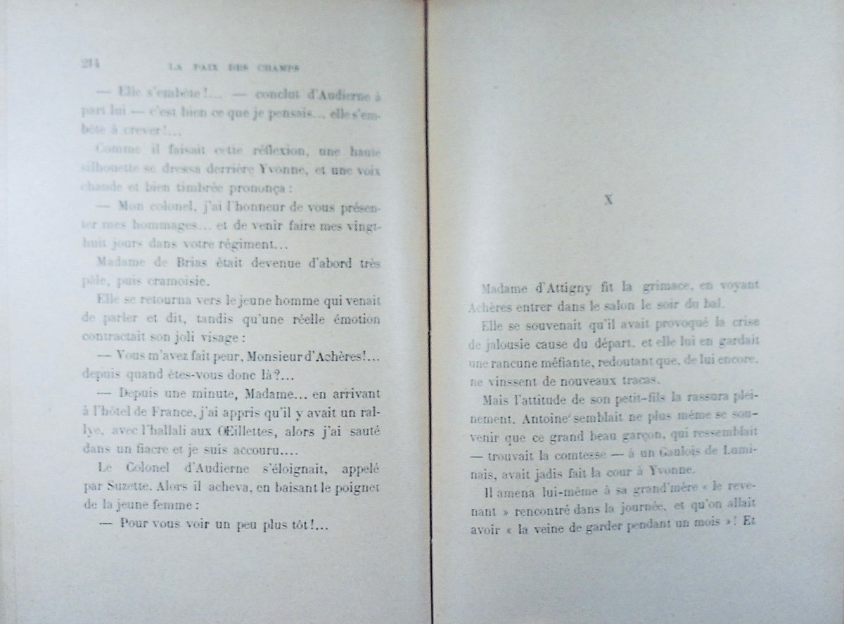 GYP - La Paix des champs. F. Juven, 1900, reliure plein maroquin violet signée Bézard.-photo-3