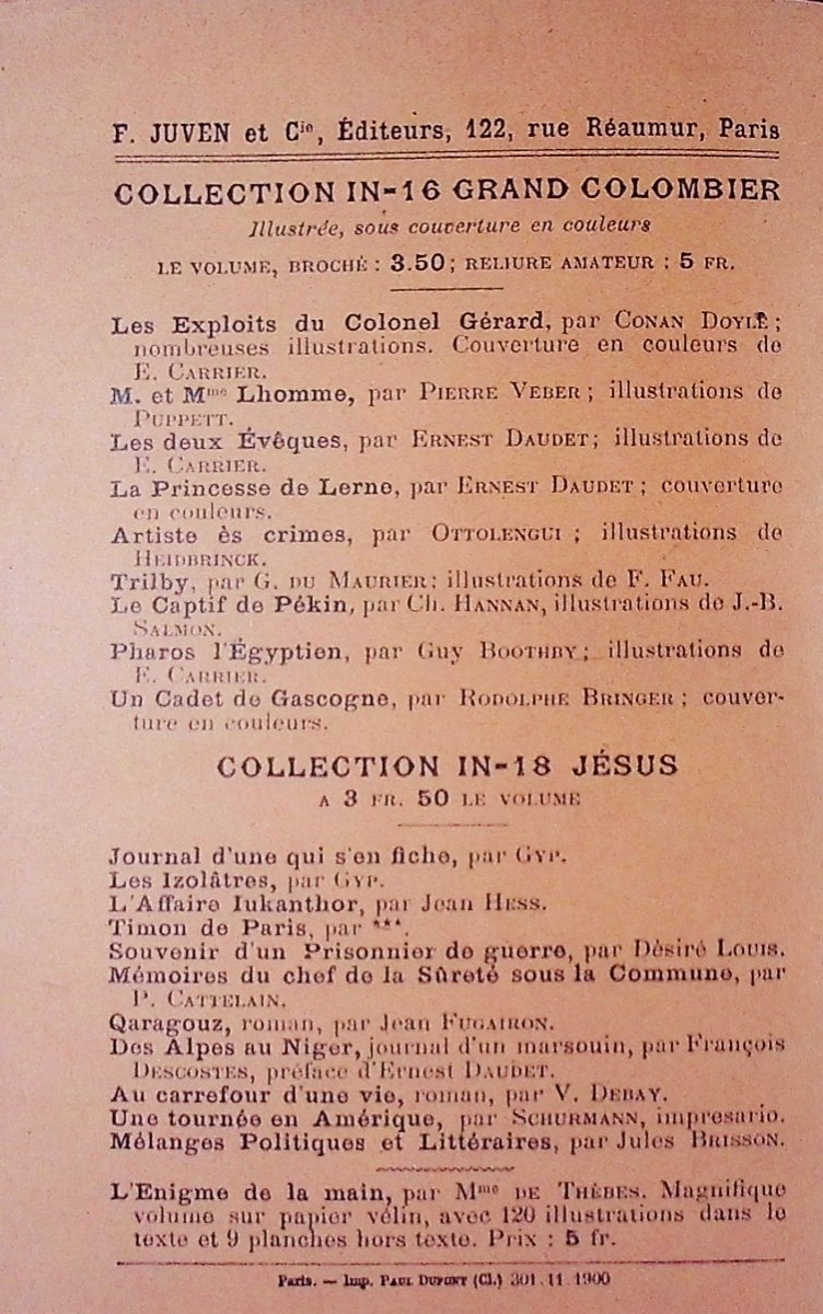 GYP - La Paix des champs. F. Juven, 1900, reliure plein maroquin violet signée Bézard.-photo-4