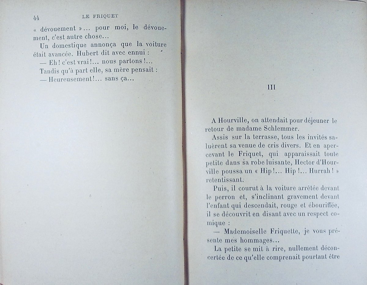 Gyp - Le Friquet. Flammarion, 1901, Full Purple Morocco Binding Signed Bézard, Gilded Head.-photo-1
