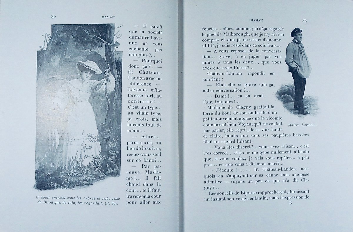 Gyp – Mom. Librairie Nilsson - Per Lamm, 1904, Full Purple Morocco Binding By Bézard.-photo-2