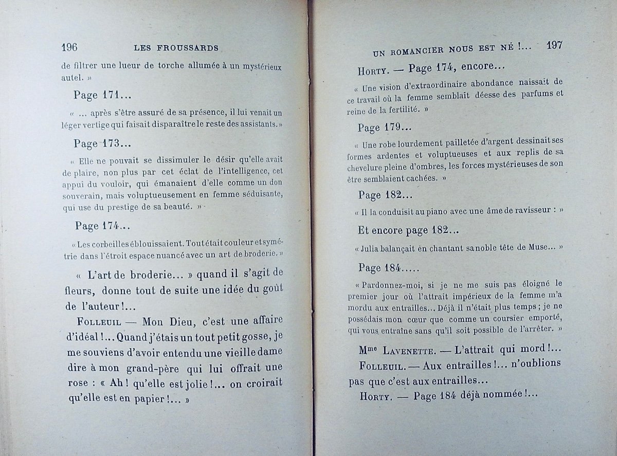 Gyp - Les Froussards. Flammarion, Circa 1904, Full Purple Morocco Binding Executed By Bézard.-photo-2