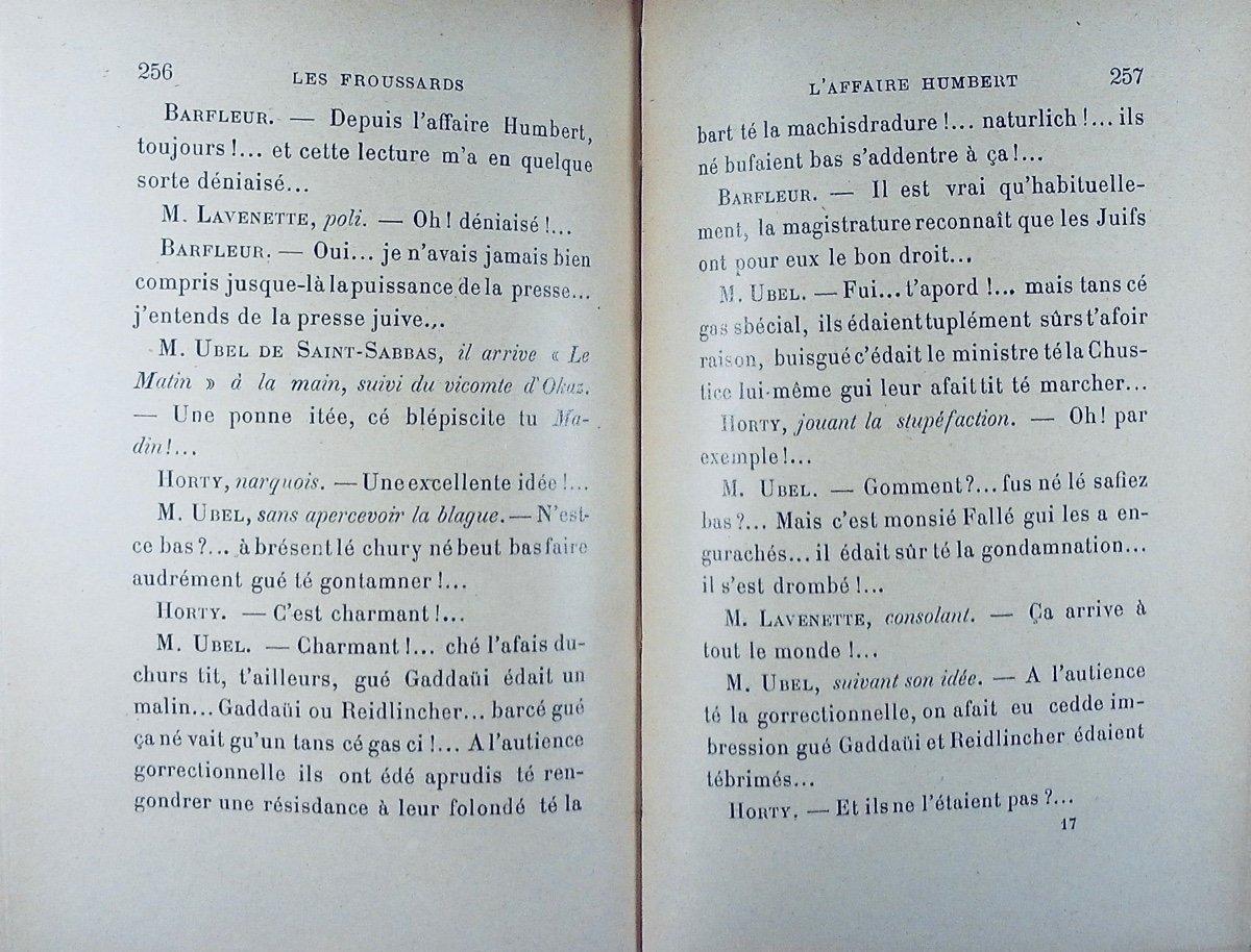 Gyp - Les Froussards. Flammarion, Circa 1904, Full Purple Morocco Binding Executed By Bézard.-photo-3