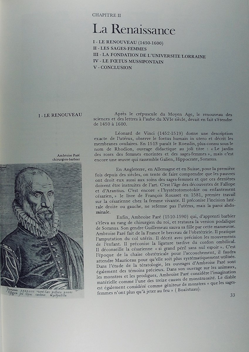 Hacquin (dr François) - History Of The Art Of Childbirth In Lorraine. At The Author's, 1979.-photo-2