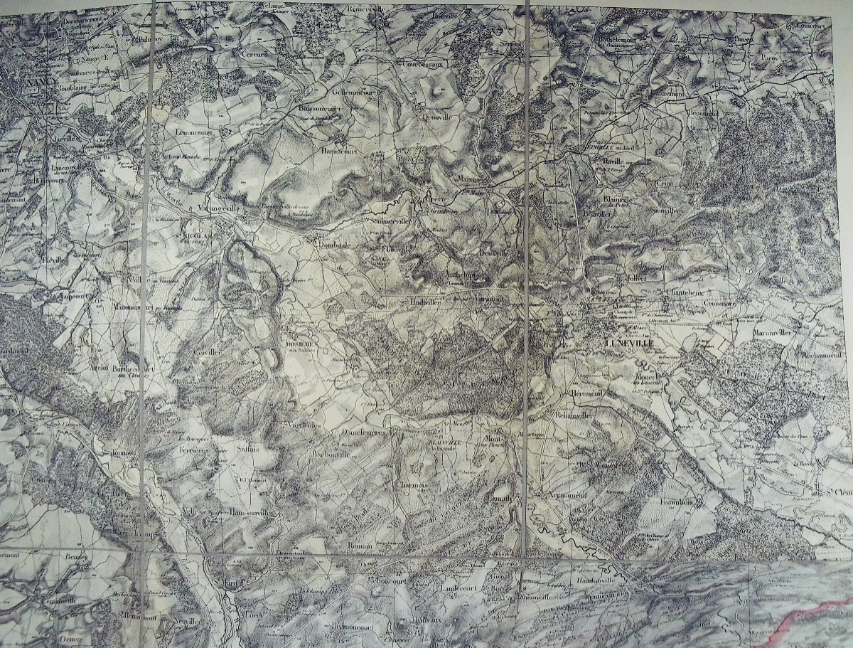 Kaepplin - Department Of Meurthe Taken From The Topographic Map Of France. 1839.-photo-8
