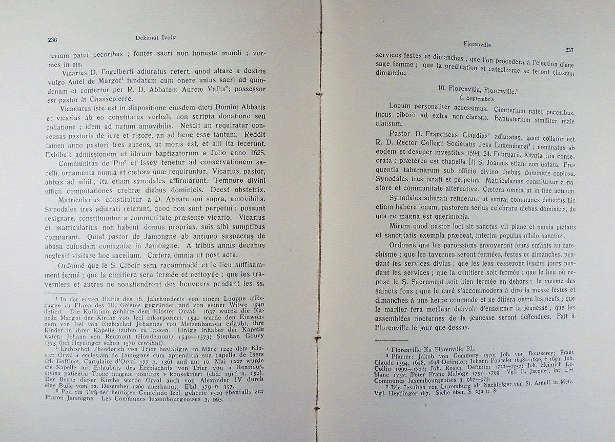 Kaiser (joh. Bapt.) - Das Archidiakonat Longuyon Am Amfange Des 17. Jahrhunderts. 1928, Paperback.-photo-8
