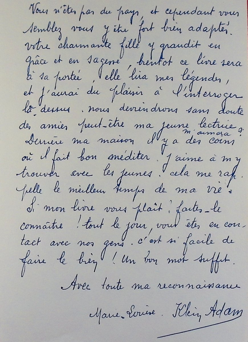 KLEIN-ADAM (Marie) - Le Rouet de Marguerite. Histoire et folklore des environs du Donon. 1960.-photo-3