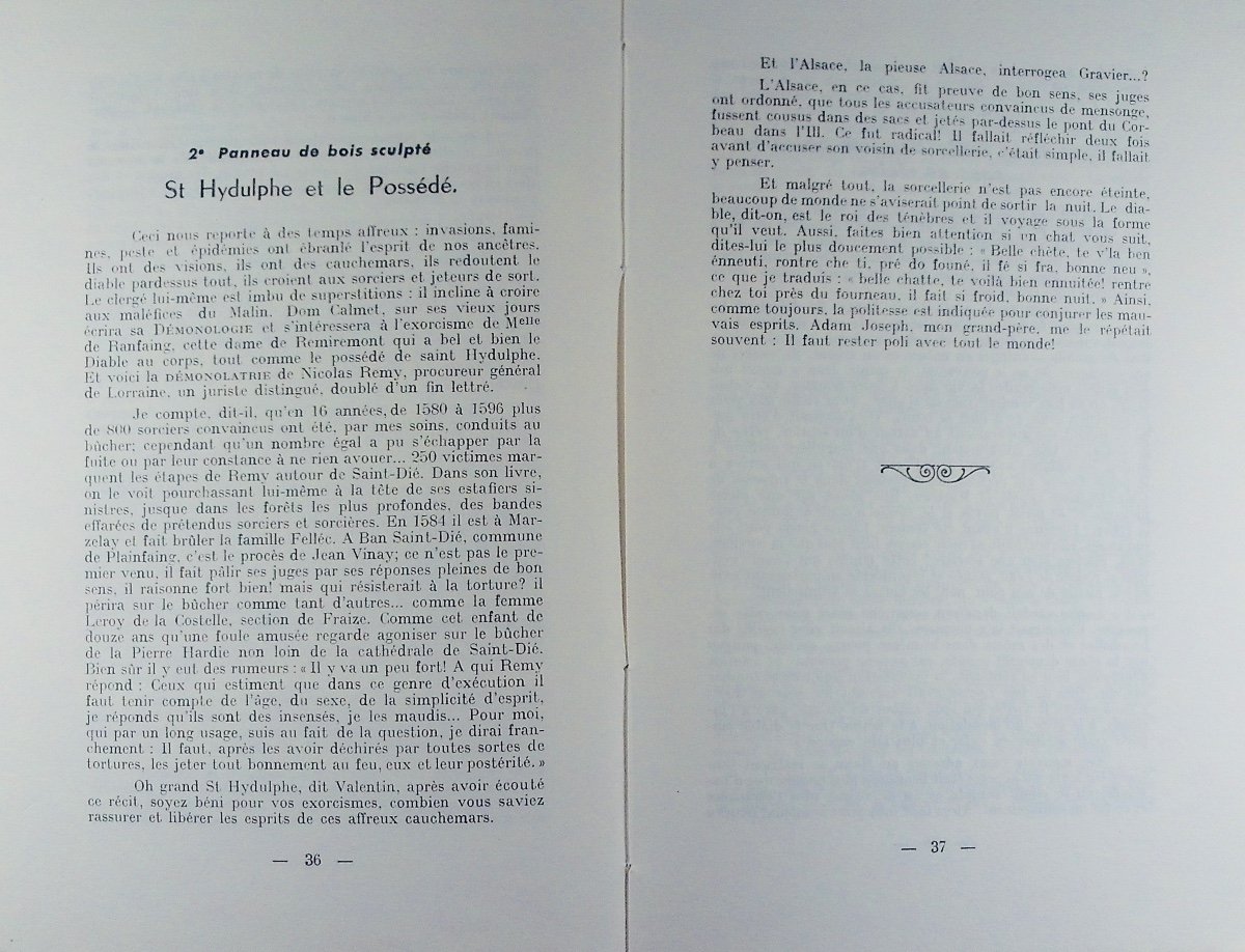 KLEIN-ADAM (Marie) - Le Rouet de Marguerite. Histoire et folklore des environs du Donon. 1960.-photo-6