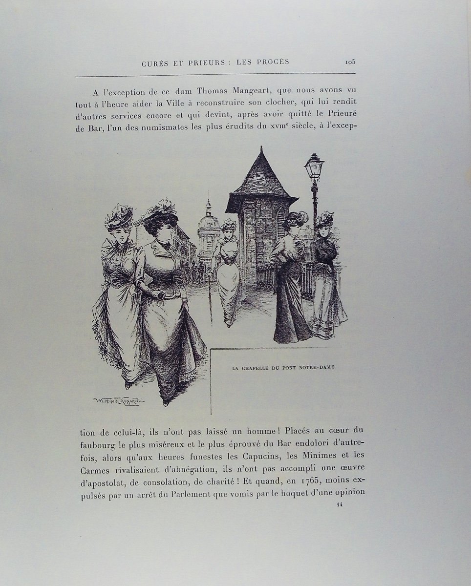 KONARSKI (Wlodimir) -Bar-Le-Duc et le Barrois. Imprimerie Comte-Jacquet, 1909, 2 vol, brochés.-photo-6